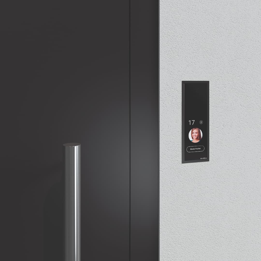 Sistema di controllo accessi porte Schüco DCS (Door Control System)