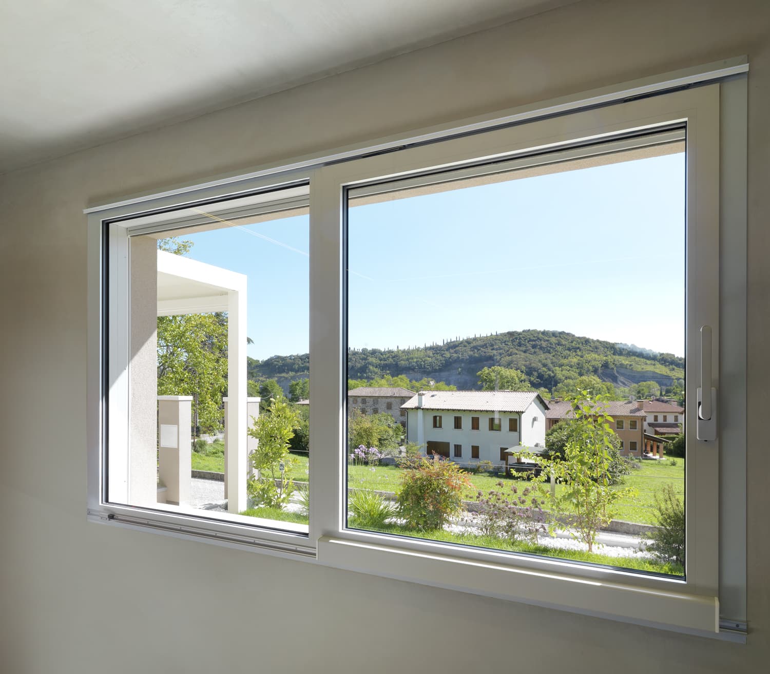 Residenza privata a Possagno (provincia di Treviso), sistemi in alluminio Schüco