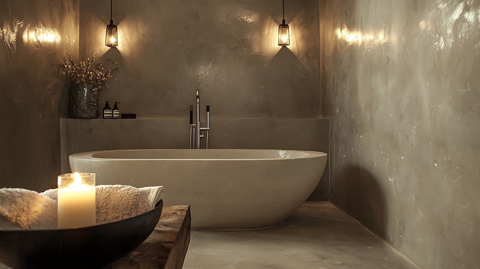 Bagno color tortora