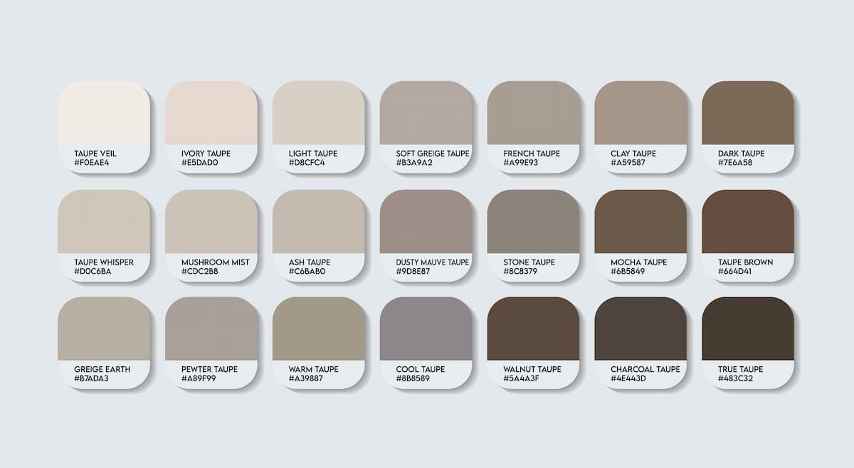 RAL color tortora