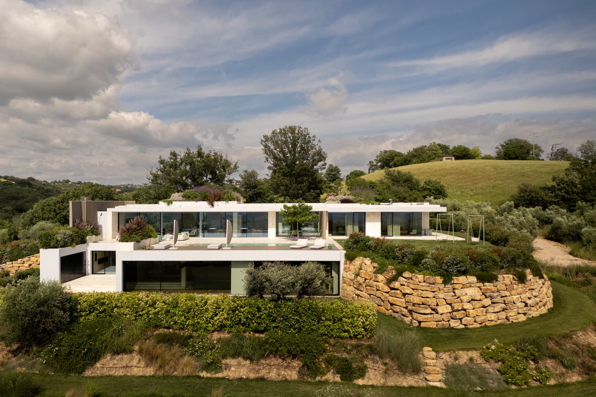 Villa F - continuità fra interno ed esterno